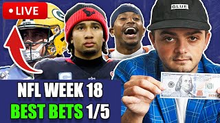 NFL WINNERS | Best Bets and Parlays | Picks Today, Sunday, January 5th | HTP Ep46