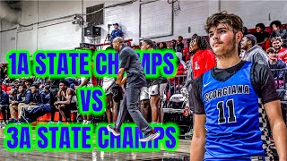 1A STATE CHAMPS VS 3A STATE CHAMPS || HILLCREST VS GEORGIANA || High School Basketball