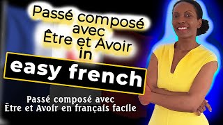 Past tense with être and avoir in easy french
