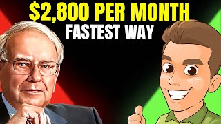 Warren Buffett: The FASTEST Way To Living Off Dividends! ($2,800/month)