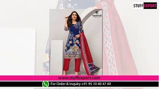 Stuff Export presents Deeptex Prints Miss India Vol 77 Regular Printed Cotton Dress Material Catalog