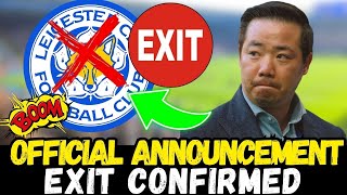 🚨BREAKING NEWS! IT'S OVER FOR HIM! LEICESTER CITY CONFIRMS EXIT! LATEST LEICESTER CITY NEWS!