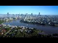 brisbane by drone 4k queensland