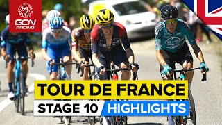 Fighting For Yellow In Megève! | Tour De France 2022 Stage 10 Highlights