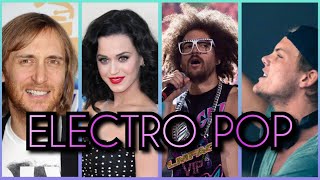 Best of Electro Pop 2000s - 2010s (David Guetta, LMFAO, Avicii, BEP, Katy Perry, Maroon 5..)