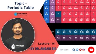 L-1 Periodic Table | By Ansari  Sir| Maidan Batch | IntelliGence Career Institute | Neet2022