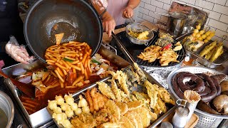 오픈 2개월만에 맛있다고 소문난? 정성 가득한 떡볶이집! 튀김, 순대, 어묵 / spicy rice cake Tteokbokki / korean street food