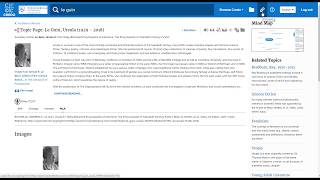 Locating permanent links in Credo Reference