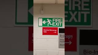 Fire Alarm🔥, Real Fire Evacuation , Quick Exit, UK Fire System @ Work Place, Light \u0026 Audio Alarm