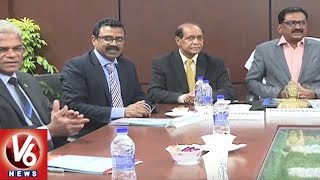 Delegates From Public Services Commission Of Mauritius Visits TSPSC Office | Hyderabad | V6 News