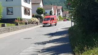 [H1-Y Verkehrsunfall] ELW, LF 10/6 mit GA-ÖL/GSG \u0026 RW1 Freiwillige Feuerwehr Fürth-Mitte ( HD )