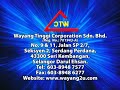 Wayang Tinggi Corporation Sdn. Bhd. Logo with Warning & Company Address (2008)