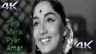 Tera Mera🥀 Pyar Amar | Dev Anand | Sadhana | Asli Naqli | Lata Mangeshkar | 60s🥀 Old Hindi Song