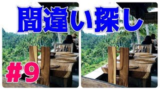 [間違い探し]左右の画像で違うところを1ヶ所だけ探す簡単な脳トレ問題 #9