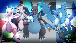 《Pokemon GO》Mega進化超級噴火龍X！超夢與急凍鳥的團體戰！Articuno フリーザー ！Mewtwo ミュウツー ！Mega Charizard リザードン！