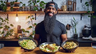 What I Eat in a Day |  High Protein Vegan Easy Dinner Recipes