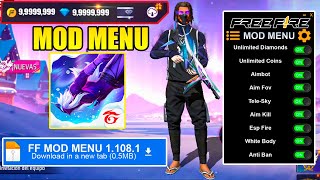 FREE FIRE MOD MENU APK 2024 v1.108.1 🔥 DIAMANTES GRATIS PARA FREE FIRE 💎HACK GRATIS PARA FREE FIRE