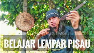 Belajar lempar pisau teknik no spin ( tanpa putaran)