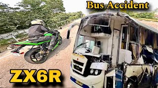 A Major Bus Accident Happened on the Ride || यात्रा के दौरान एक बड़ी बस दुर्घटना घटी