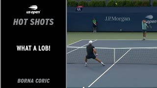 Incredible Lob Wins Incredible Point! | 2022 US Open
