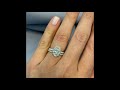 2.6 ct oval diamond signature wrap ring