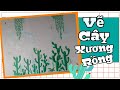 Vẽ Cây Xương rồng Đơn giản nhất | How to draw simple cactus | Painting #16 🌵🌵