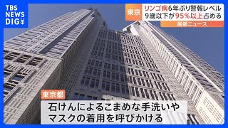 「リンゴ病」が流行　東京都で6年ぶりに警報レベル超える｜TBS NEWS DIG