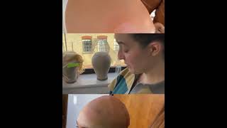 👨‍🦲Pre-made Bald Cap Application Step by Step Demo #baldcap #shorts #trendingshorts