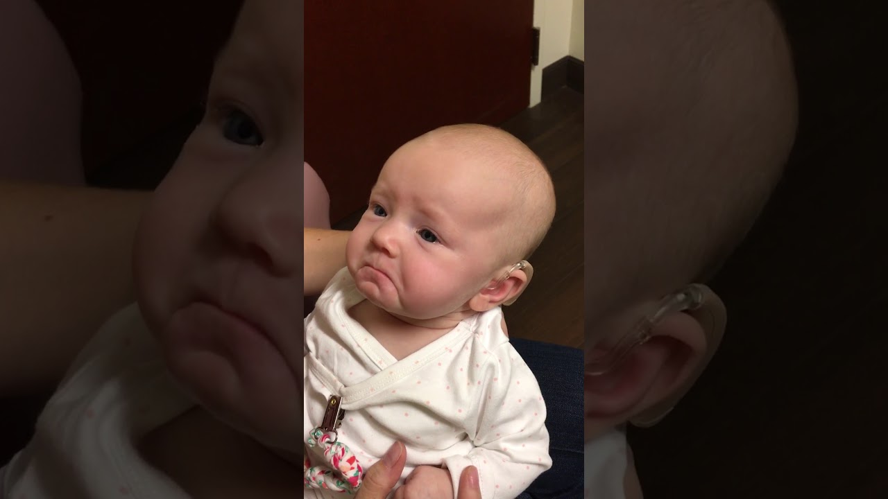 Deaf Baby Hears Mom For First Time - Legionbutterfly