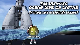 KSP Laythe Ocean Dive and Floating Base (Tutorial:54) Kerbal Space Program 1.2 - Stock Parts