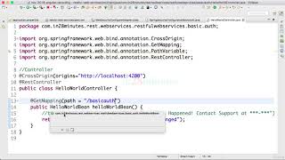 079 Step 78 Create Basic Authentication RESTful Service in Spring Boot