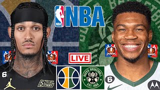 Utah Jazz vs Milwaukee Bucks | NBA Live Scoreboard 2022 | Jimby Sports