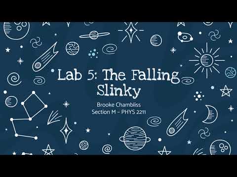 Phys 2211 Lab 5 The Falling Slinky Youtube