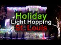 Candy Cane Lane & Angel Ave, St. Louis - Free Christmas lights to music display! [FULL HD VIDEO]