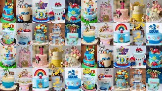 🌈💞2nd Birthday Cake Design Girl/2nd Birthday Cake Design Boy/Cake Design/Birthday Cake#2ndbirthday