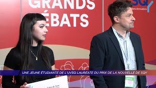 Yvelines | Une jeune étudiante de l’UVSQ lauréate du prix de la nouvelle de SQY