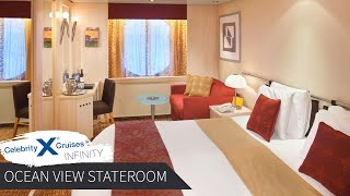 Celebrity Infinity | Ocean View Stateroom | Full Walkthrough Tour \u0026 Review | 4K