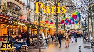 Paris, France🇫🇷 - Paris December 2023 - 4K HDR Walking Tour  | Paris 4K | A Walk In Paris