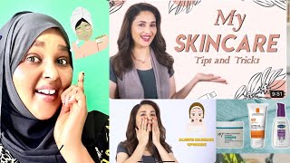 SIRTA QURUXDA MADHURI DIXIT || MADHURI DIXIT SKINCARE ROUTINE😱✨