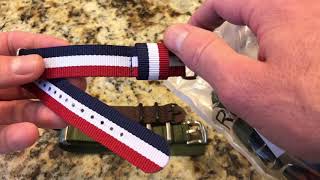 Ritche Watch Bands / Straps- Nato Style Review