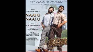 Naatu Naatu song from RRR nominated for 95 Oscar awards #rrr #rajamouli #oscar   #shorts #subscribe