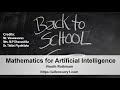 Machine Learning Tutorial Python Mathematics : 1. Introduction and Road map