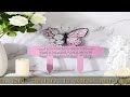 maitys butterfly memorial stakes grave decorations for cemetery grave plaque stake marker metal mem