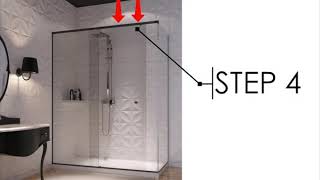 Metalglas - BX-4000 sliding system for shower box - instructions (ITA)