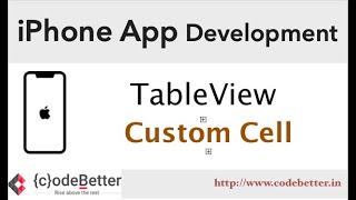 iPhone App Development Tutorials | TableView with custom cell | English