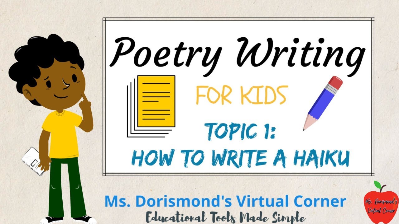 ️ How To Write A Haiku Poem | Poetry Writing For Kids And Beginners ...