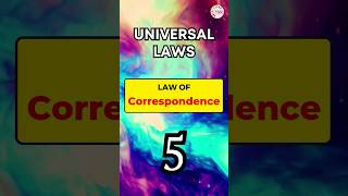 What is the Law of Correspondence? | 12 Universal Laws #shorts