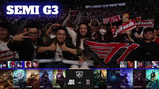 T1 vs JDG - Game 3 | Semi Finals LoL Worlds 2022 | T1 vs JD Gaming - G3 full game