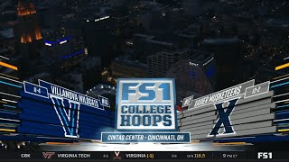 FS1 CBB intro | 14 Villanova @ 17 Xavier | 1/12/2022