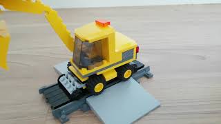 타이판키즈가 직접 만든 레고 레일 포크레인(Taipankids selfmade LEGO Railway Forklift)